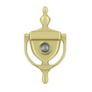 Deltana DKV630 Door Knocker w/ Viewer - 6'' x 3'' - Stellar Hardware and Bath