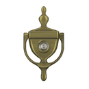 Deltana DKV630 Door Knocker w/ Viewer - 6'' x 3'' - Stellar Hardware and Bath