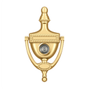 Deltana DKV6R Victorian Rope Door Knocker w/ Viewer - 6'' x 3'' - Stellar Hardware and Bath
