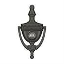 Deltana DKV6R Victorian Rope Door Knocker w/ Viewer - 6'' x 3'' - Stellar Hardware and Bath