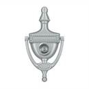 Deltana DKV6R Victorian Rope Door Knocker w/ Viewer - 6'' x 3'' - Stellar Hardware and Bath