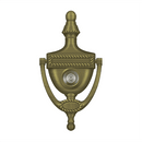 Deltana DKV6R Victorian Rope Door Knocker w/ Viewer - 6'' x 3'' - Stellar Hardware and Bath