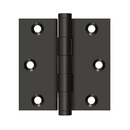 Deltana DSB3 Square Corner Hinge - 3'' x 3'' - Stellar Hardware and Bath