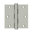 Deltana DSB35 Square Corner Hinge - 3-1/2'' x 3-1/2'' - Stellar Hardware and Bath