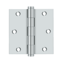 Deltana DSB35-R Residential Square Corner Hinge - 3-1/2'' x 3-1/2'' - Stellar Hardware and Bath