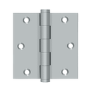 Deltana DSB35-R Residential Square Corner Hinge - 3-1/2'' x 3-1/2'' - Stellar Hardware and Bath