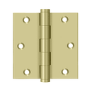 Deltana DSB35 Square Corner Hinge - 3-1/2'' x 3-1/2'' - Stellar Hardware and Bath