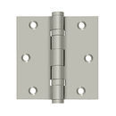 Deltana DSB35B Square Corner Ball Bearing Hinge - 3-1/2'' x 3-1/2'' - Stellar Hardware and Bath