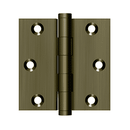 Deltana DSB3 Square Corner Hinge - 3'' x 3'' - Stellar Hardware and Bath