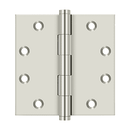 Deltana DSB45 Square Corner Hinge - 4-1/2'' x  4-1/2'' - Stellar Hardware and Bath