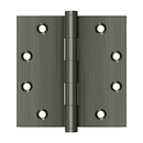 Deltana DSB45 Square Corner Hinge - 4-1/2'' x  4-1/2'' - Stellar Hardware and Bath