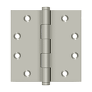 Deltana DSB45 Square Corner Hinge - 4-1/2'' x  4-1/2'' - Stellar Hardware and Bath