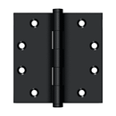 Deltana DSB45 Square Corner Hinge - 4-1/2'' x  4-1/2'' - Stellar Hardware and Bath