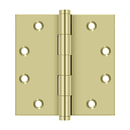 Deltana DSB45 Square Corner Hinge - 4-1/2'' x  4-1/2'' - Stellar Hardware and Bath