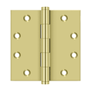 Deltana DSB45 Square Corner Hinge - 4-1/2'' x  4-1/2'' - Stellar Hardware and Bath