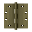 Deltana DSB45 Square Corner Hinge - 4-1/2'' x  4-1/2'' - Stellar Hardware and Bath