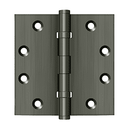 Deltana DSB45B Square Corner Ball Bearing Hinge - 4 1/2'' x 4 1/2'' - Stellar Hardware and Bath