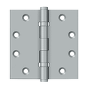 Deltana DSB45B Square Corner Ball Bearing Hinge - 4 1/2'' x 4 1/2'' - Stellar Hardware and Bath