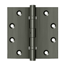 Deltana DSB45NB Square Corner Ball Bearing Hinge - 4 1/2'' x 4 1/2'' - Stellar Hardware and Bath