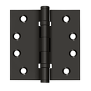 Deltana DSB4B Square Hinges Ball Bearings - 4"x 4" - Stellar Hardware and Bath