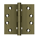 Deltana DSB4B Ball Bearing Hinge - 4'' x 4'' - Stellar Hardware and Bath