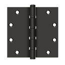 Deltana DSB55NB Square Corner Ball Bearing Hinge - 5'' x 5'' - Stellar Hardware and Bath