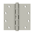 Deltana DSB55NB Square Corner Ball Bearing Hinge - 5'' x 5'' - Stellar Hardware and Bath