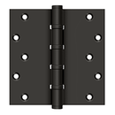 Deltana DSB66BB Square Hinges, Ball Bearings - 6" X 6" - Stellar Hardware and Bath