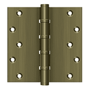 Deltana DSB66BB Square Corner Ball Bearing Hinge - 6'' x 6'' - Stellar Hardware and Bath
