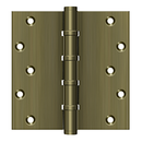 Deltana DSB66BB Square Hinges, Ball Bearings - 6" X 6" - Stellar Hardware and Bath