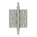 Deltana DSBP35 Ornate Hinge - 3 1/2'' x 3 1/2'' - Stellar Hardware and Bath