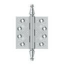 Deltana DSBP35 Ornate Hinge - 3 1/2'' x 3 1/2'' - Stellar Hardware and Bath
