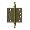 Deltana DSBP35 Ornate Hinge - 3 1/2'' x 3 1/2'' - Stellar Hardware and Bath