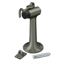 Deltana DSF630 Floor Mount, 6" Bumper w/ Hook & Eye, HD, Solid Brass - Stellar Hardware and Bath