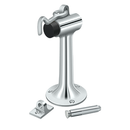 Deltana DSF630 Floor Mount, 6" Bumper w/ Hook & Eye, HD, Solid Brass - Stellar Hardware and Bath