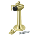 Deltana DSF630 Floor Mount, 6" Bumper w/ Hook & Eye, HD, Solid Brass - Stellar Hardware and Bath