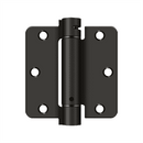 Deltana DSH35R4 Radius Corner Hinge - 3 1/2'' x 3 1/2'' x 1/4'' - Stellar Hardware and Bath