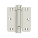 Deltana DSH35R4 Radius Corner Hinge - 3 1/2'' x 3 1/2'' x 1/4'' - Stellar Hardware and Bath