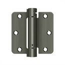 Deltana DSH35R4 Radius Corner Hinge - 3 1/2'' x 3 1/2'' x 1/4'' - Stellar Hardware and Bath