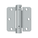 Deltana DSH35R4 Radius Corner Hinge - 3 1/2'' x 3 1/2'' x 1/4'' - Stellar Hardware and Bath