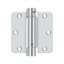 Deltana DSH35R4 Radius Corner Hinge - 3 1/2'' x 3 1/2'' x 1/4'' - Stellar Hardware and Bath