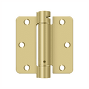 Deltana DSH35R4 Radius Corner Hinge - 3 1/2'' x 3 1/2'' x 1/4'' - Stellar Hardware and Bath