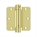 Deltana DSH35R4 Radius Corner Hinge - 3 1/2'' x 3 1/2'' x 1/4'' - Stellar Hardware and Bath