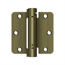 Deltana DSH35R4 Radius Corner Hinge - 3 1/2'' x 3 1/2'' x 1/4'' - Stellar Hardware and Bath
