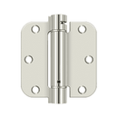 Deltana DSH35R5 Radius Corner Hinge - 3 1/2'' x 3 1/2'' x 5/8'' - Stellar Hardware and Bath
