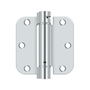Deltana DSH35R5 Radius Corner Hinge - 3 1/2'' x 3 1/2'' x 5/8'' - Stellar Hardware and Bath