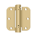 Deltana DSH35R5 Radius Corner Hinge - 3 1/2'' x 3 1/2'' x 5/8'' - Stellar Hardware and Bath