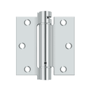 Deltana DSH35 Square Corner Hinge - 3 1/2'' x 3 1/2'' - Stellar Hardware and Bath