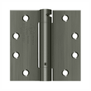 Deltana DSH45 Square Corner Spring Hinge - 4 1/2'' x 4 1/2'' - Stellar Hardware and Bath