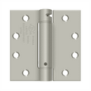 Deltana DSH45 Square Corner Spring Hinge - 4 1/2'' x 4 1/2'' - Stellar Hardware and Bath